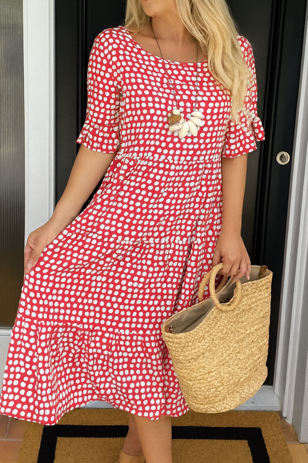 Lea – Točkasta boho elegancija