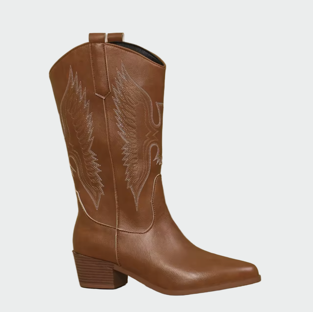 Sofia - Elegantne i udobne kožne cowboy čizme