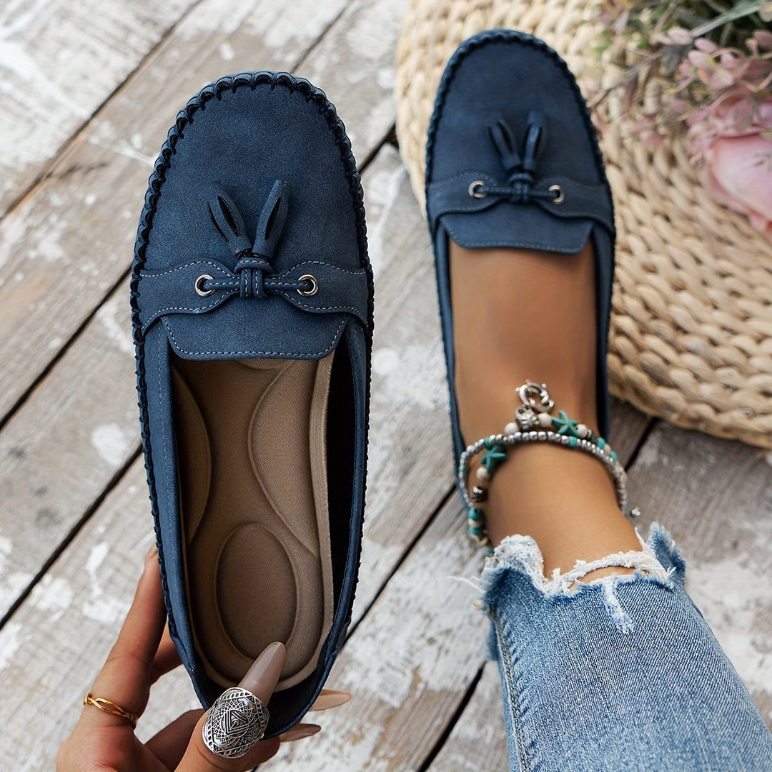 Nadine - Klasične Loaferice s detaljem od resica