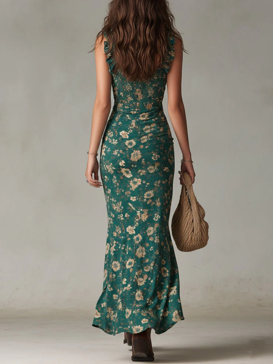 Mika – Boho Retro Maxi Haljina